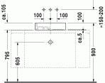 Strack 1 izlietne 47x47 cm 6