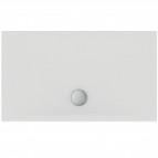 Strada+ dušas paliktnis 120x70 cm,notece priekšpusē vidū, Balts 3