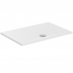 Strada+ dušas paliktnis 120x80 cm,notece priekšpusē vidū, Balts