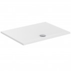 Strada+ dušas paliktnis 120x90 cm,notece priekšpusē vidū, Balts