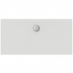 Strada+ dušas paliktnis 140x70 cm,notece pie sienas vidū, Balts 3