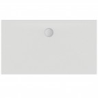 Strada+ dušas paliktnis 140x80 cm,notece pie sienas vidū, Balts 2