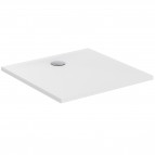 Strada+ dušas paliktnis 90x90 cm,notece pie sienas vidū, Balts