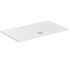 Strada+ dušas paliktnis 140x80 cm,notece priekšpusē vidū, Balts