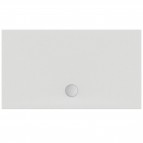 Strada+ dušas paliktnis 140x80 cm,notece priekšpusē vidū, Balts 2