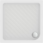 Eurovit dušas paliktnis 90x90 cm, Balts 2