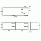 Strada skapītis 140 cm 2