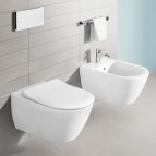 Subway 2.0 direct flush piekaramais WC ar SC SLIM vāku un CeramicPlus 11