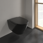 Подвесной унитаз Subway 2.0 direct flush WC,  Ebony/CP 11