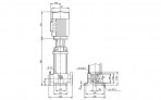 Sūknis CR 1-23, 1.1 kW, 400 V 2