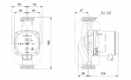 Насос ALPHA3 25-80 180мм DN25 3-50W 230V 50Hz PN10 2