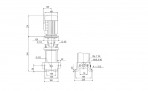 Sūknis CR5-5 A-A-A-E-HQQE DN32 0.75kW 380V 50Hz 2