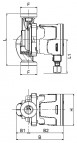 Sūknis EVOSTA 2 40-70/150 SAN DN25 230V 50Hz 2