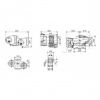 Насос MAGNA3 D 32-120F 220мм DN32 16-333W 230V 50Hz PN06 / 10 3