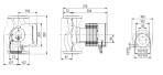 Sūknis MAGNA 3 50-120 F, 280mm, 230V, PN06/10 2