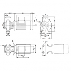 Sūknis NB 40-125/142, bloksūknis 0.55 kW 2