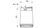 Sūknis Unilift AP12.40.04.A1 0.7kw, 1 x 230 V, 50Hz 3