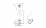 Sūknis SE1.100.100.40.4.51D.B, DN100, 4 kW, 3x380-415V, PN10 3