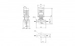 Sūknis TP 32-80/4 A-F-A-BQQE-CX3 DN32 0.25kW, 230V 50Hz 3