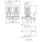 Насос TPD 32-320/2, 3x380 V, 2,2 kW, BAQE 2