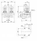 Sūknis TPD 65-60/4 DN 65, 2x0.55 kW 2