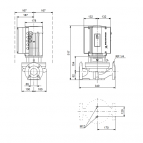 Sūknis TPE 65-180/2-S-A-F-A-BUBE, 3x400 2