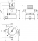 Kanalizācijas ūdens savākšanas iekārta DrainLift BOX 32/8D 230 V/50 Hz 2