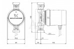 Насос UP 15-14 BX PM 110 мм DN20 7W 230V 50Hz PN10 2