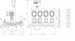 Hасосная станция COR-2MVIE 1603-2G/EVR 2