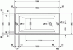 Sundeck vanna 190x90 cm 3