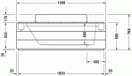 Sundeck vanna 190x100 cm 2