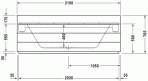 Sundeck vanna 210x100 cm 2