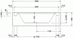 Sundeck vanna 220x141.5 cm 4