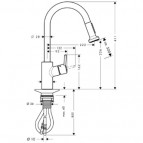 Talis S2 Variarc virtuves izlietnes maisītājs, stainless steel 2