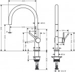 Talis M54 220 Смеситель для раковины  2