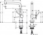 Talis M54 270 Смеситель для раковины  2