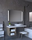 TANYA 60x60 Spogulis ar fona LED apgaismojumu.