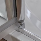 Dušas stūris TDO1+TDO1 800x800 mm, Brillant profils 8