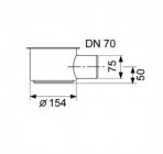 Трап TECEdrainline «standard», DN 70, боковой слив 2