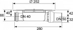 Трап TECEdrainpoint S DN 50, очень плоский 2