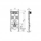 Модуль унитаза TECEprofil с баком Octa II 4