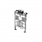 TECEprofil WC-modulis ar Uni 750 tvertni, instalācijas augstums 750 mm 3