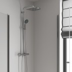 Dušas sistēma ar dušas termostatu Vitalio Start 250, kantaina, hroms 9