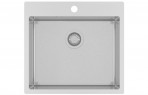 Terra tērauda virtuves izlietne 55x50 cm ar noteci, Stainless steel