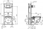 Ideal Standard Tesi RimLS+ piekaramais WC pods ar SC vāku, balts 6