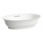 The New Classic ovāla izlietne ar pārplūdi 55x38 cm, balta 