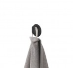 Tiger NOCE  dvieļa āķis vidējais, 3.8x3.8cm, melns 3