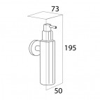 Tiger BOSTON šķidro ziepju dozators 190ml, pulēts 2