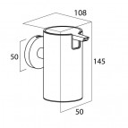 Tiger BOSTON šķidro ziepju dozators 240ml, pulēts 2