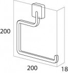 Tiger IMPULS держатель для полотенца, хром 2